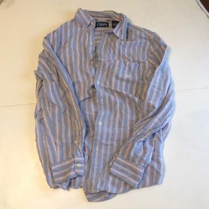 Chaps men’s small button up shirt